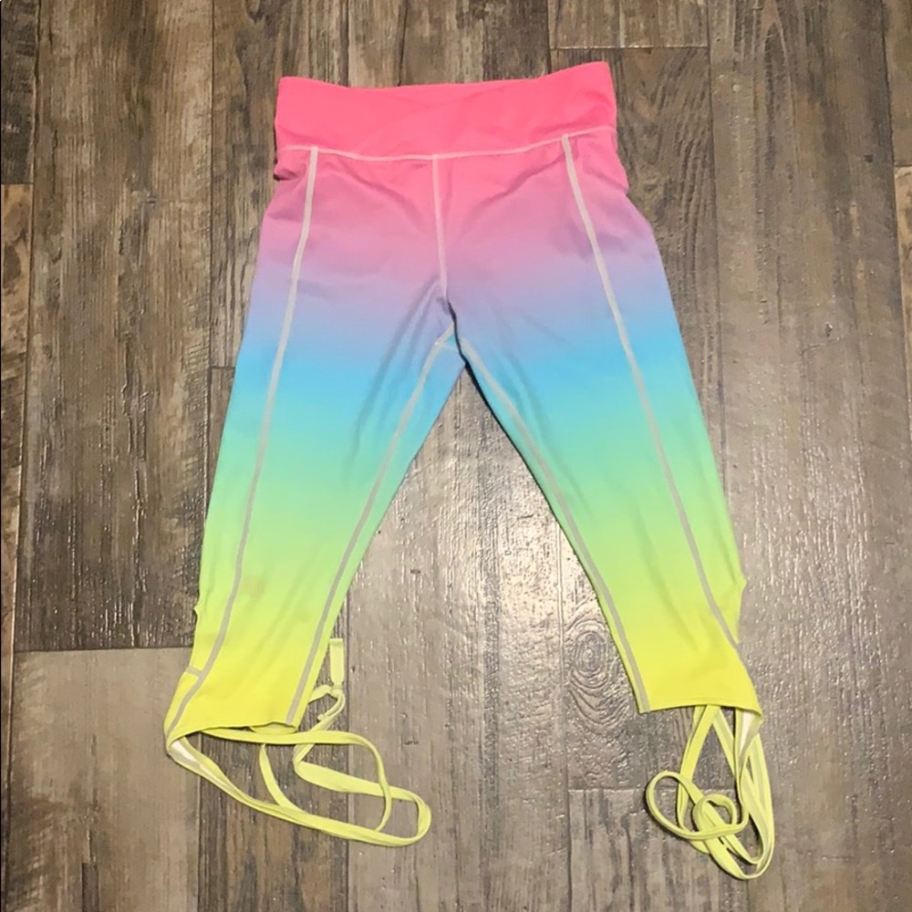 Flexi Lexi Rainbow Leggings with tie straps